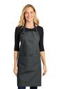 Port Authority® Signature Heavy Twill Bib Apron, Embroidered