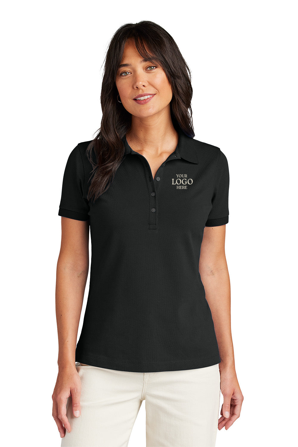 Embroidered Women’s Pima Cotton Pique Polo