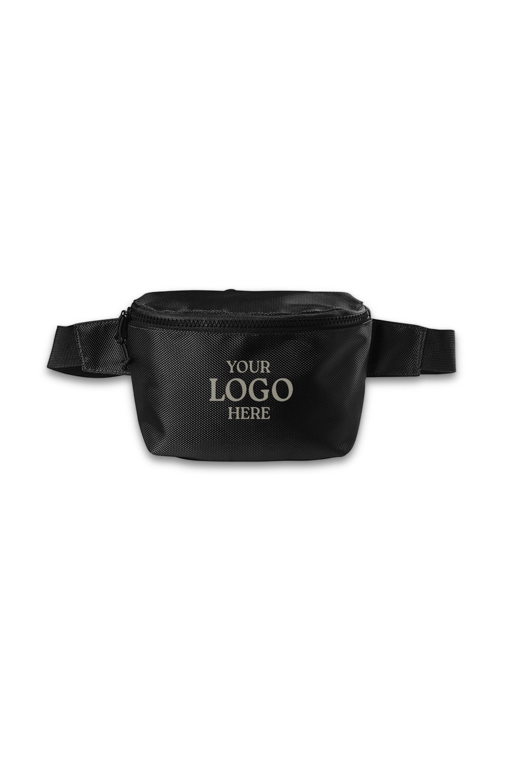Black waist bag with space for customization on a white background embroidered Port Authority® Ultimate Hip Pack