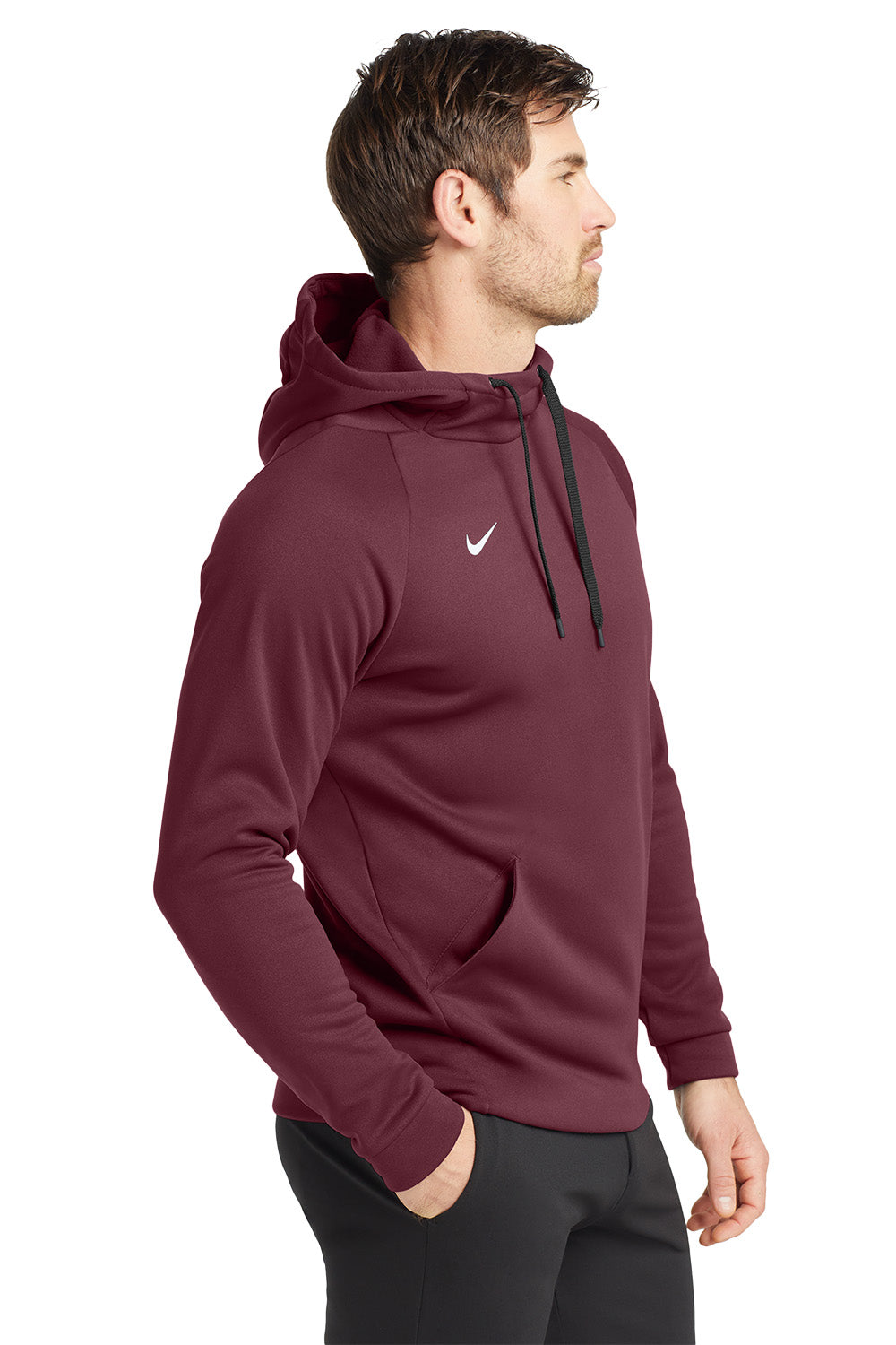 Nike Therma-FIT Pocket Pullover Fleece Hoodie, Embroidered