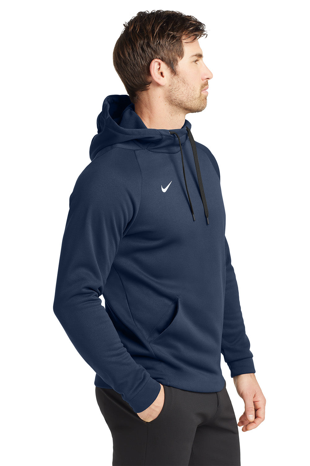 Nike Therma-FIT Pocket Pullover Fleece Hoodie, Embroidered