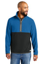 Man wearing a blue and black pullover with a white background Cotopaxi® Amado 1/2-Zip Fleece, Embroidered