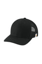 Black cap with mesh back on a white background Carhartt® Flexfit 110® Mesh Back Cap, Embroidered