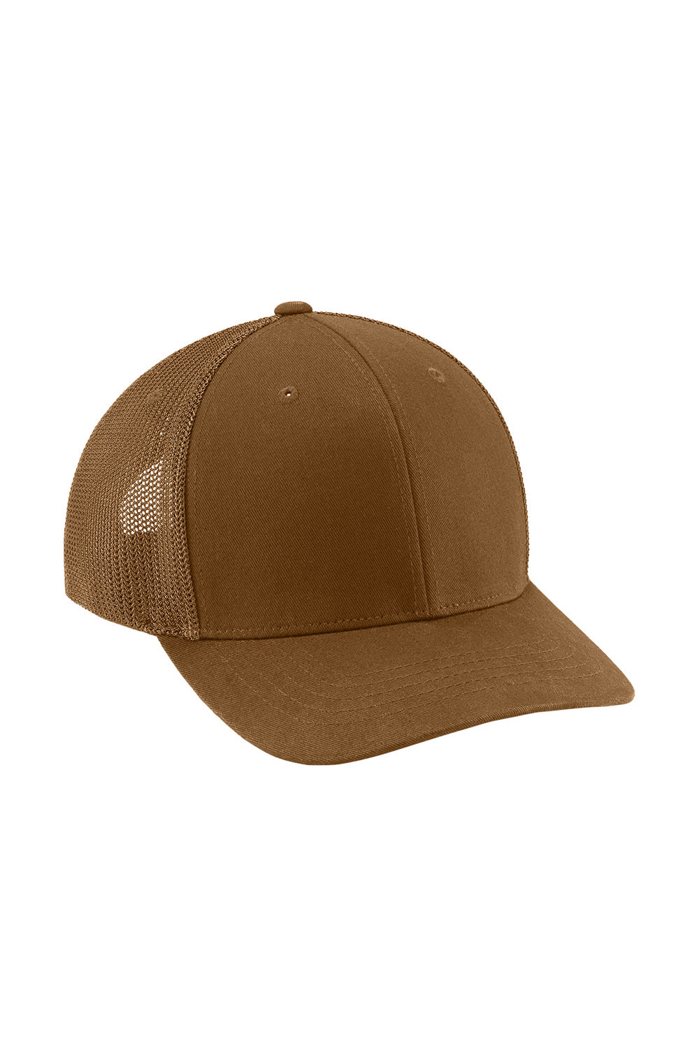 Brown baseball cap with mesh back on a white background Carhartt® Flexfit 110® Mesh Back Cap, Embroidered