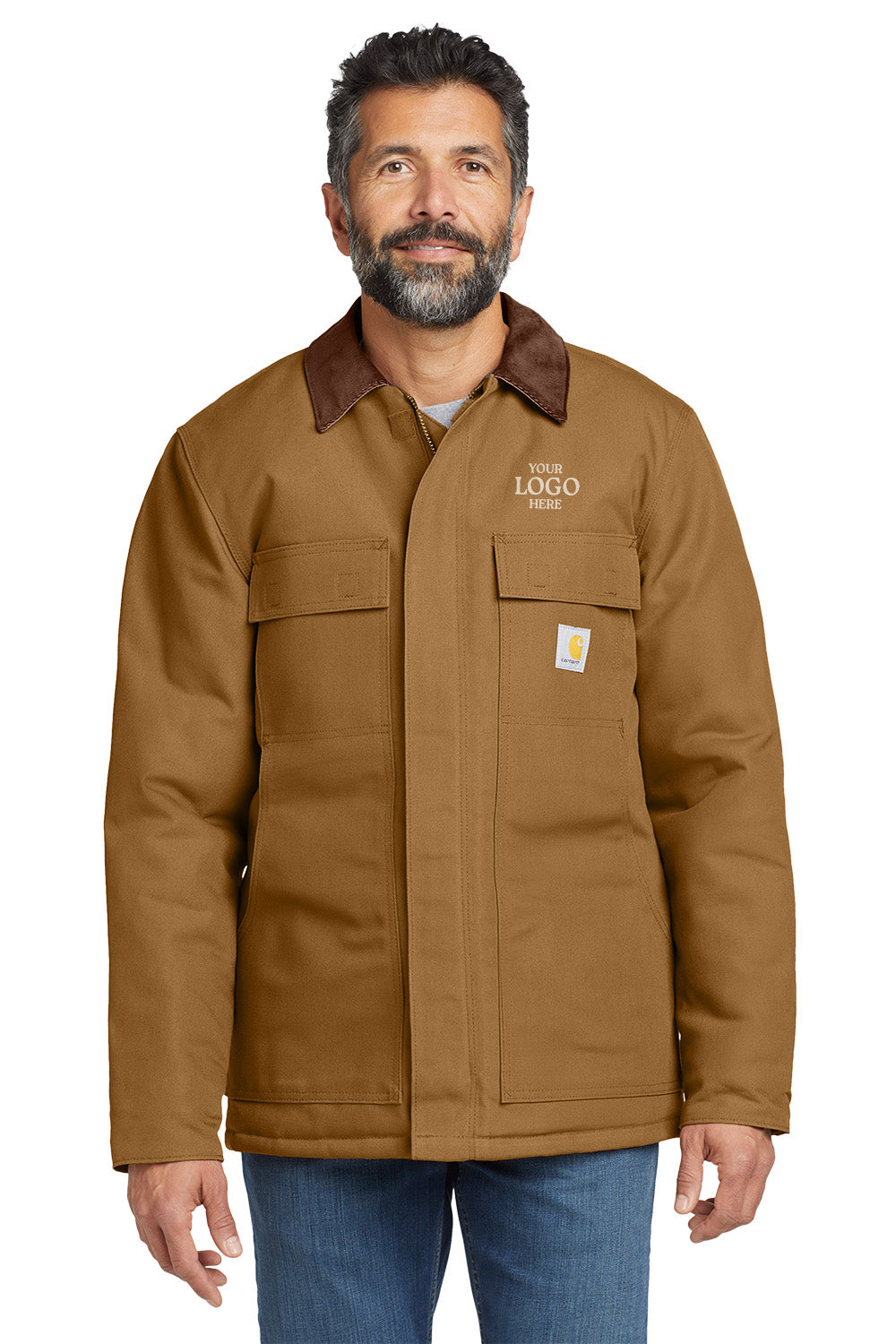 embroidered Carhartt® Duck Traditional Coat