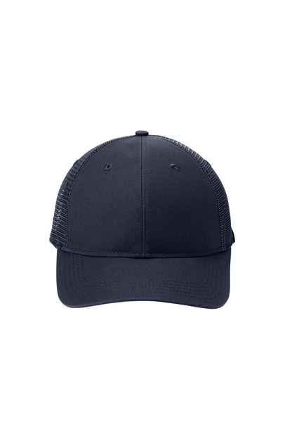 Black cap with mesh back on a white background, Carhartt® Rugged Professional™ Series Cap, Embroidered