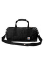 Black duffel bag with Carhartt logo on a white background embroidered Carhartt® Foundry Series 20” Duffel