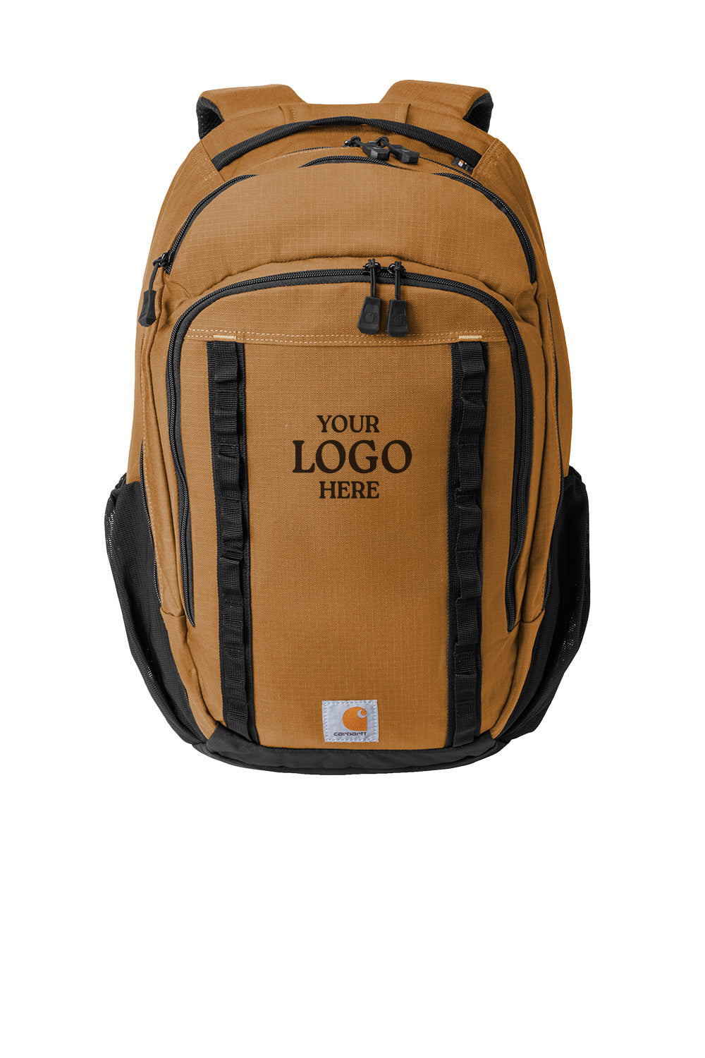 Brown backpack with space for a logo on a white background embroidered Carhartt® 25L Ripstop Backpack