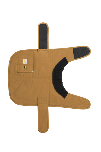 Brown leather glove with black accents on a white background Carhartt® Dog Chore Coat, Embroidered