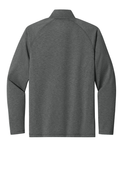Gray long-sleeve shirt on a white background. Eddie Bauer® Adventurer 1/4-Zip, Embroidered