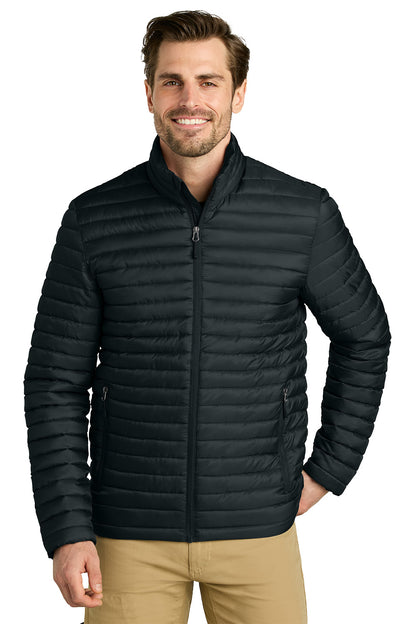 Eddie Bauer® Packable Quilted Full-Zip, Embroidered