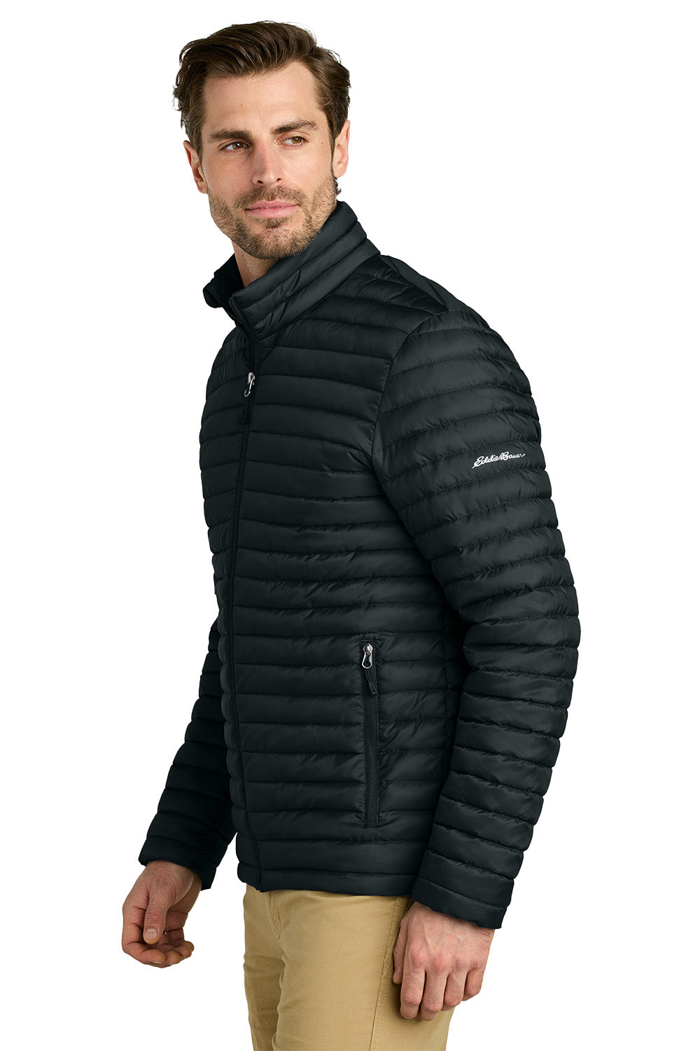Eddie Bauer® Packable Quilted Full-Zip, Embroidered