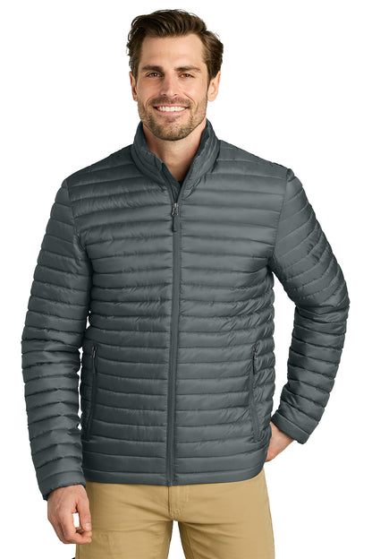 Eddie Bauer® Packable Quilted Full-Zip, Embroidered