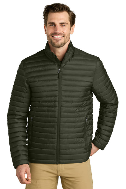 Eddie Bauer® Packable Quilted Full-Zip, Embroidered