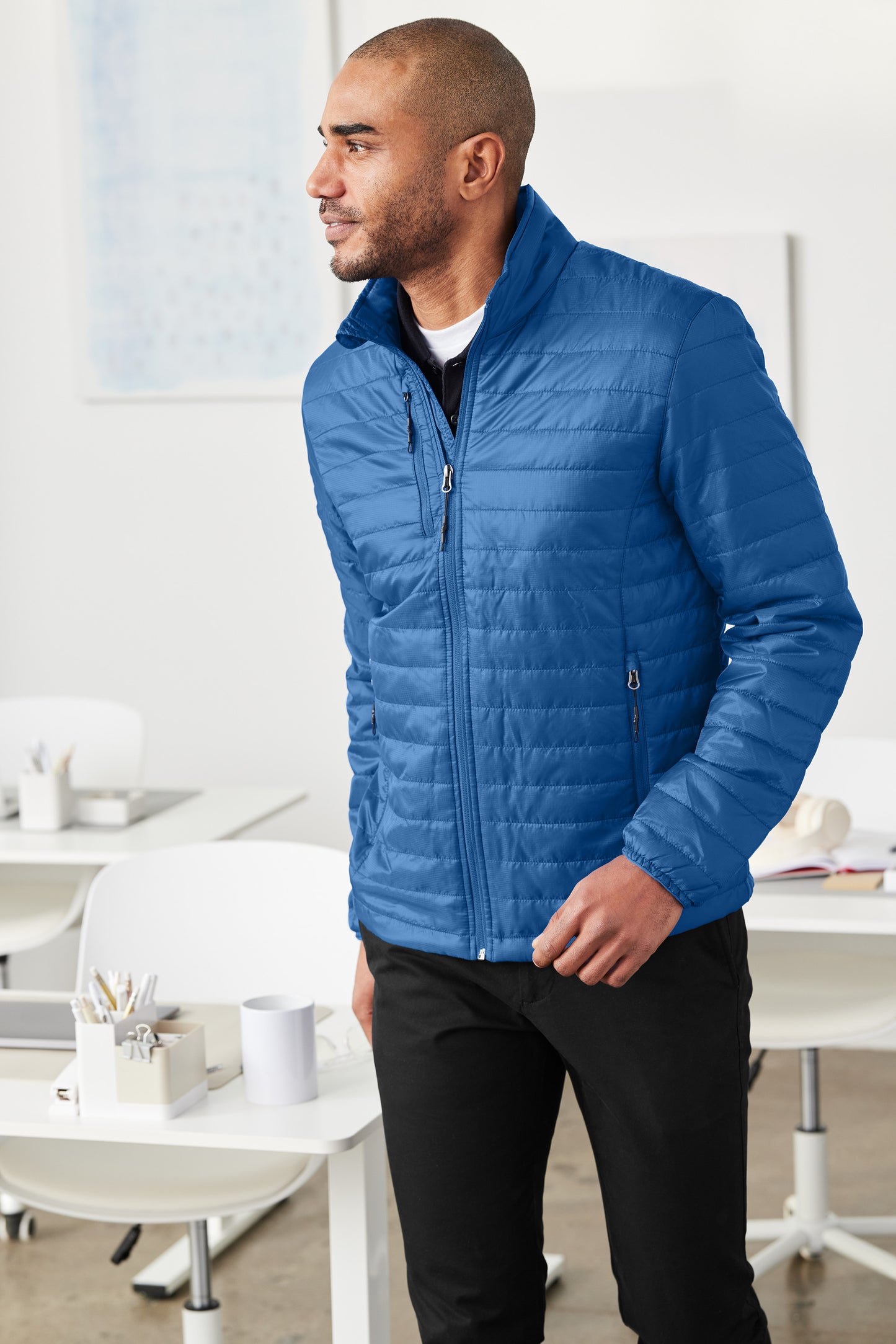Port Authority® Packable Puffy Jacket, Embroidered