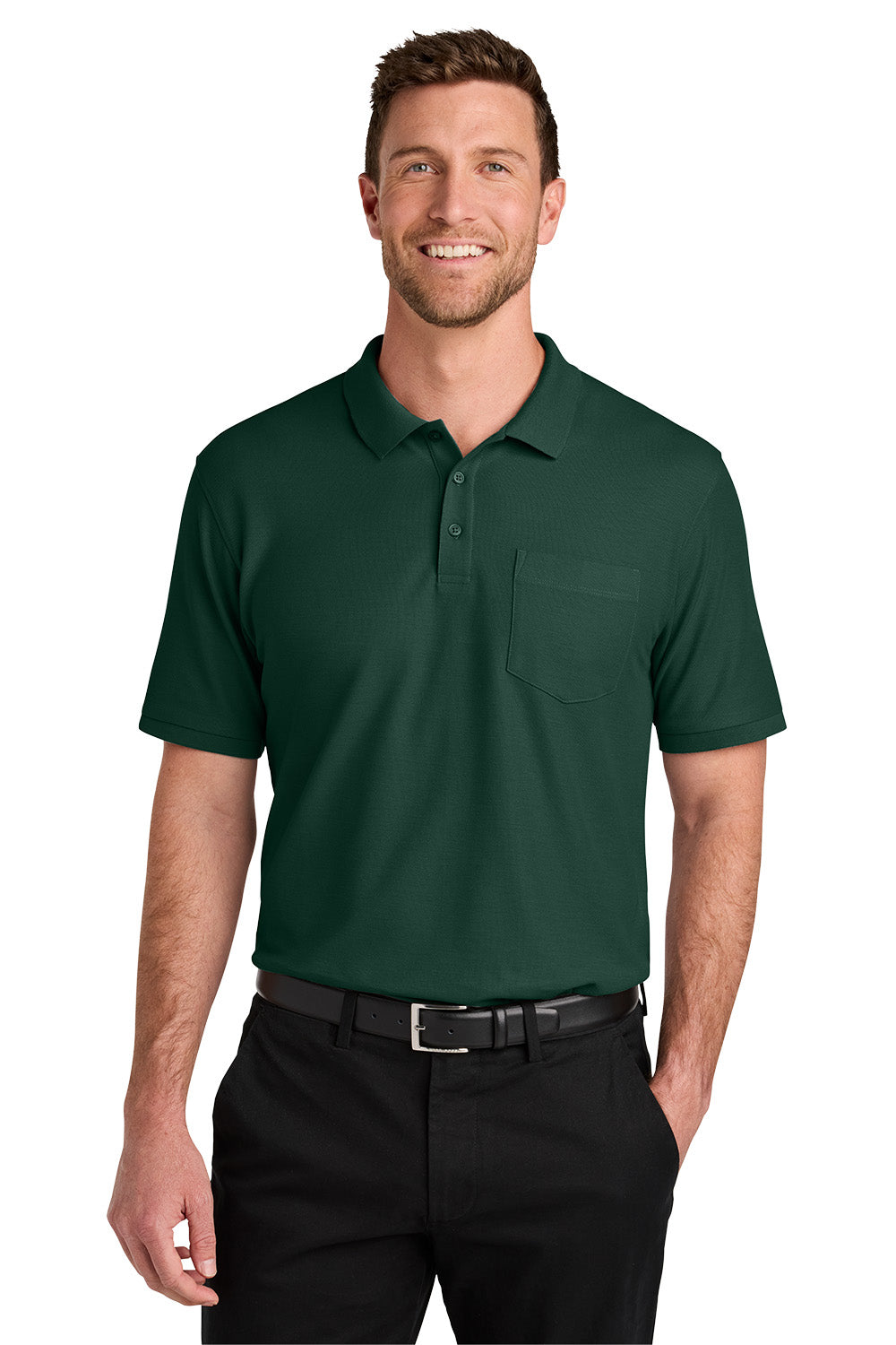 Embroidered Signature Pique Polo