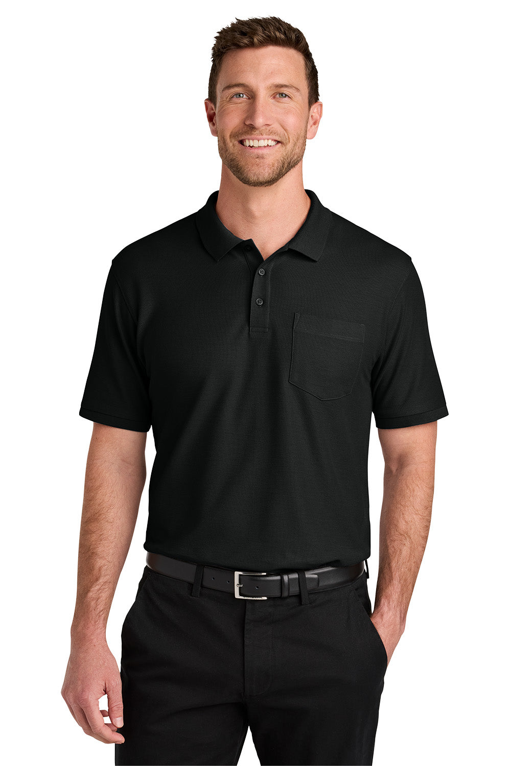 Embroidered Signature Pique Polo