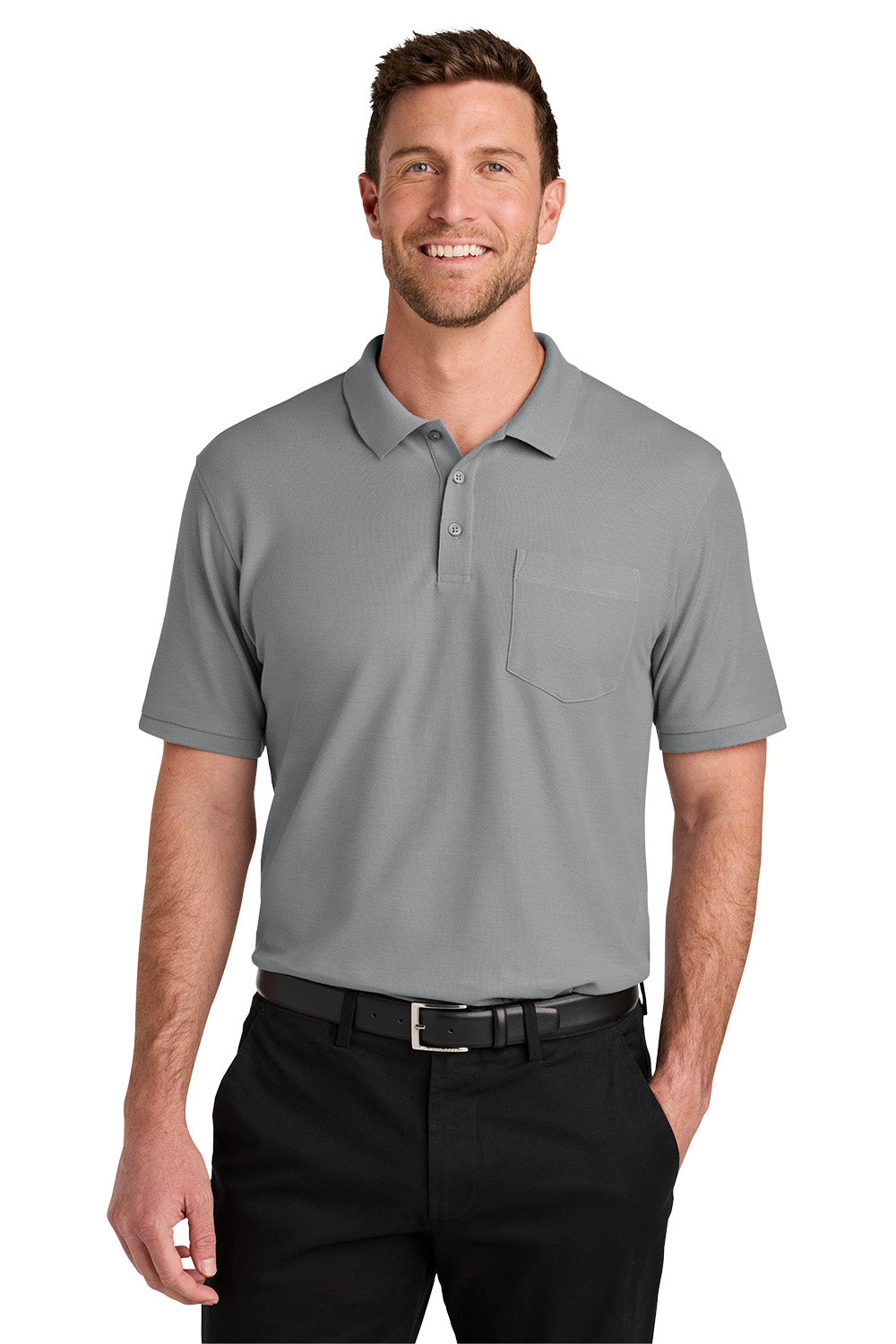 Embroidered Signature Pique Polo
