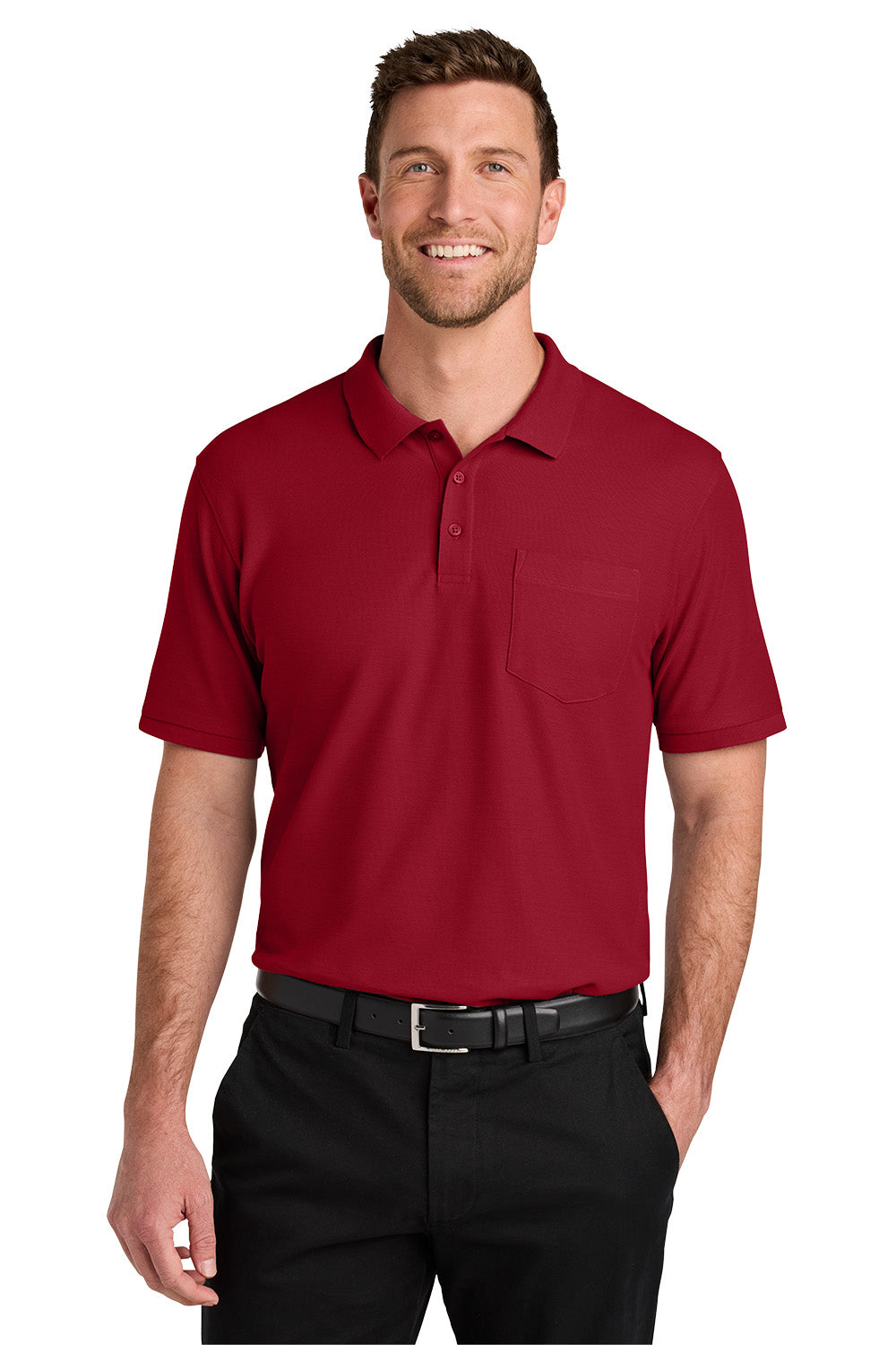 Embroidered Signature Pique Polo
