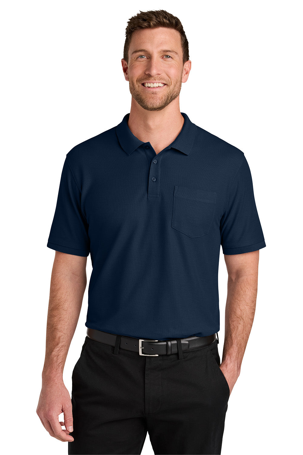 Embroidered Signature Pique Polo