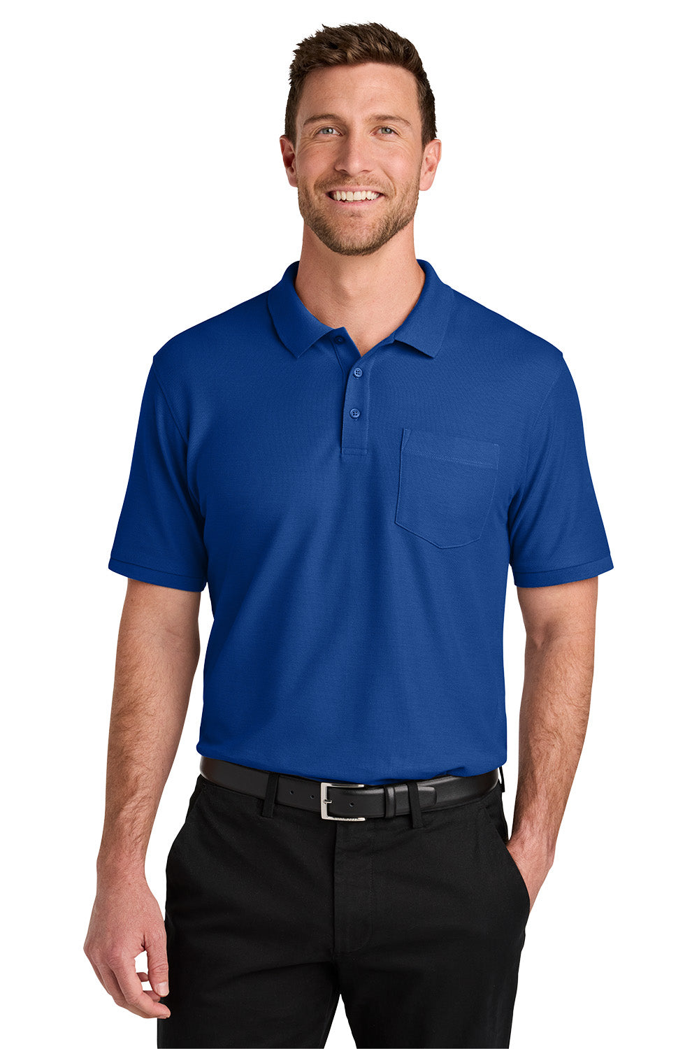 Embroidered Signature Pique Polo