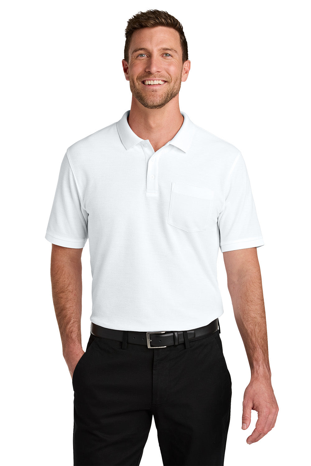 Embroidered Signature Pique Polo