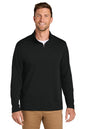 Man wearing a black quarter-zip pullover on a white background. Port Authority® Breakwater 1/4-Zip Pullover, Embroidered