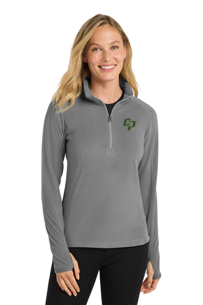 Port Authority® Women's Microfleece 1/2-Zip Pullover, Embroidered