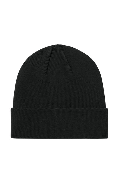 Black beanie hat on a white background Mercer+Mettle® Soft Blend Beanie, Embroidered