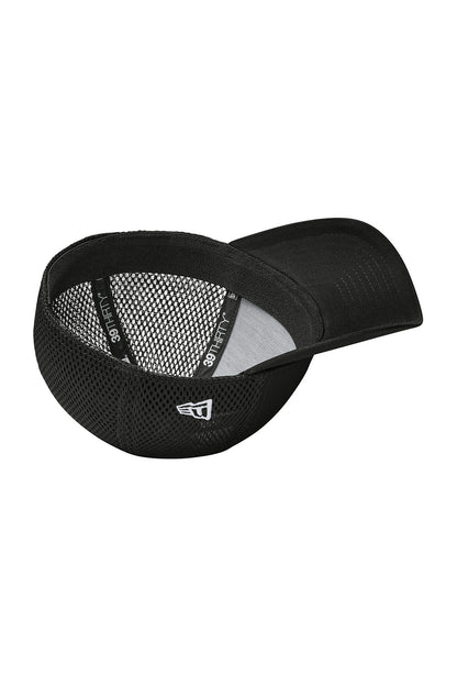 Black protective pad with mesh design on a white background  embroidered New Era® Stretch Mesh Cap