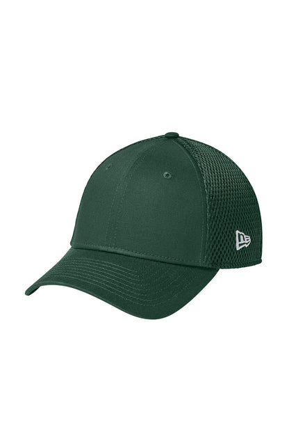 Green baseball cap with New Era logo on a white background  embroidered New Era® Stretch Mesh Cap