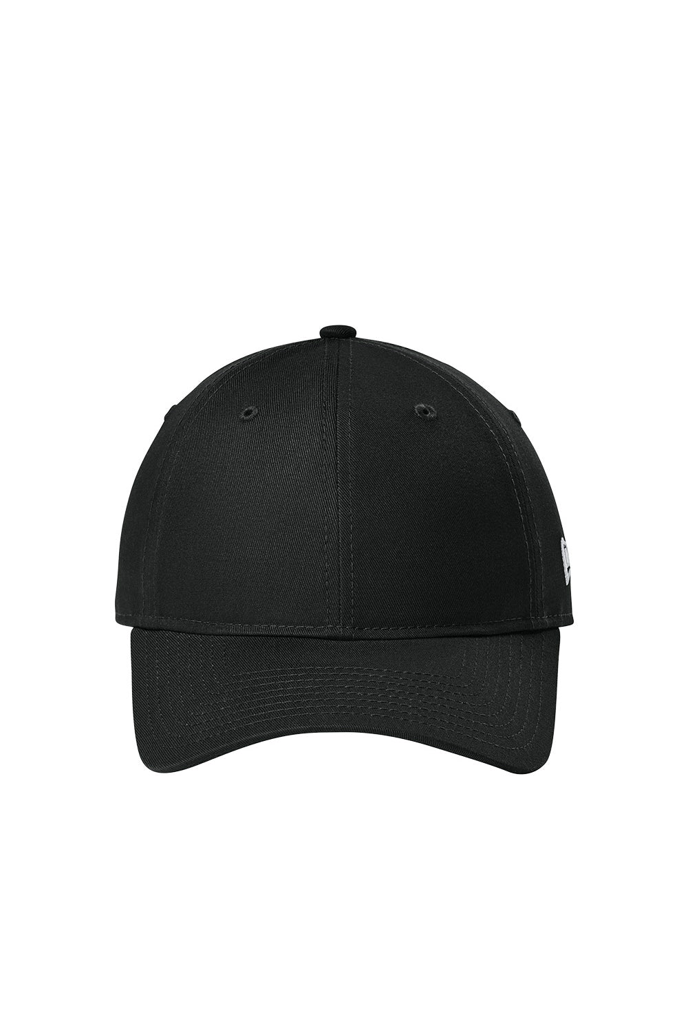 Black cap on a white background New Era® Adjustable Unstructured Cap, Embroidered