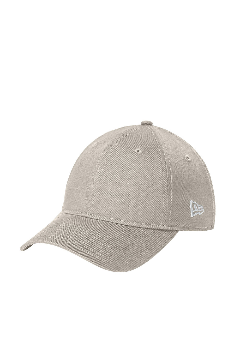 Beige cap with New Era logo on a white background New Era® Adjustable Unstructured Cap, Embroidered