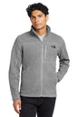 Man wearing a gray fleece jacket with The North Face logo on a white background embroidered The North Face® Sweater Fleece Jacket