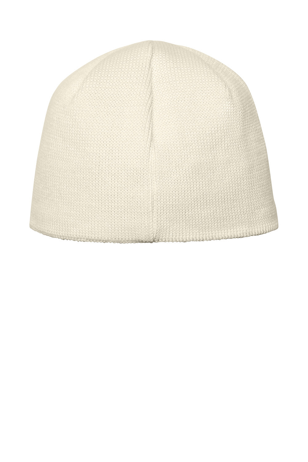 Beige knit beanie on a white background The North Face® Mountain Beanie, Embroidered