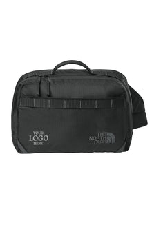 Black bag with The North Face logo on a white background embroidered The North Face® 11L Travel Sling