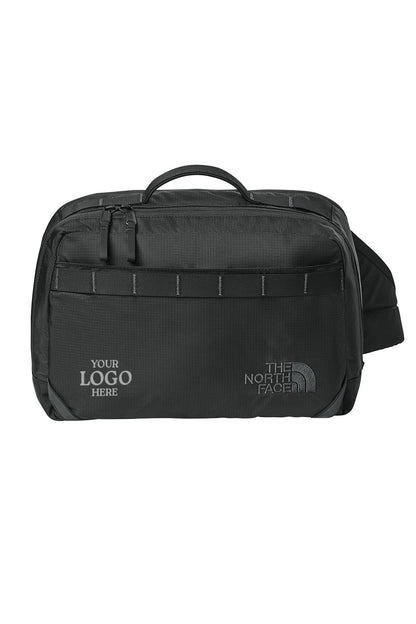 Black bag with The North Face logo on a white background embroidered The North Face® 11L Travel Sling