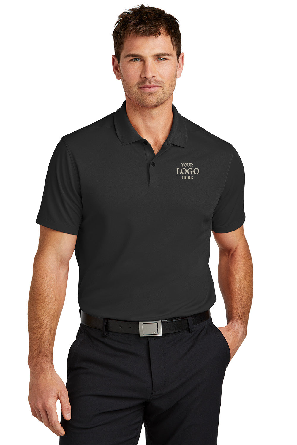 Embroidered Nike Victory Solid Polo
