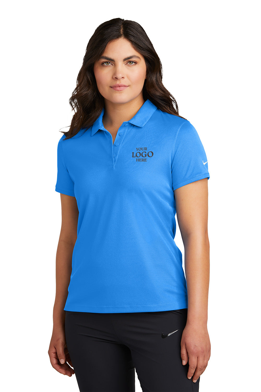 Embroidered Nike Women's Victory Solid Polo
