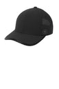 A black baseball cap featuring white embroidered logos for Schulte and Subaru on the front, and a white logo on the side, set against a plain white background. OGIO® Flux Cap, Embroidered