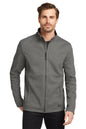 Man wearing a gray jacket on a white background embroidered OGIO® Grit Fleece Jacket