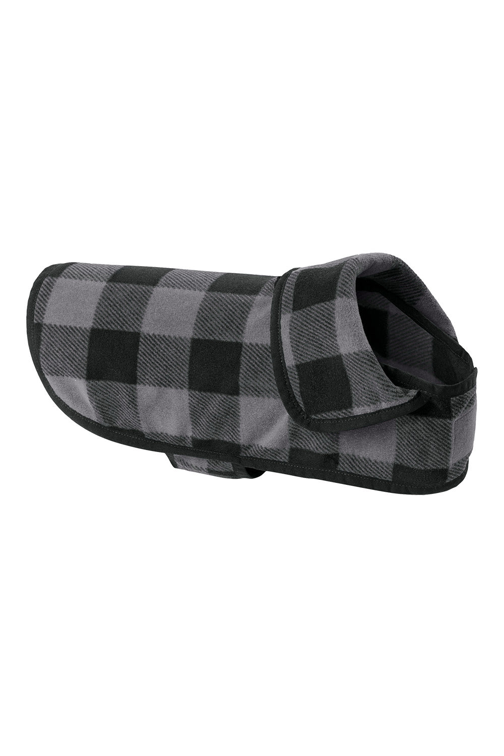 Plaid-patterned dog coat on a white background Port Authority® Pet Fleece Jacket, Embroidered