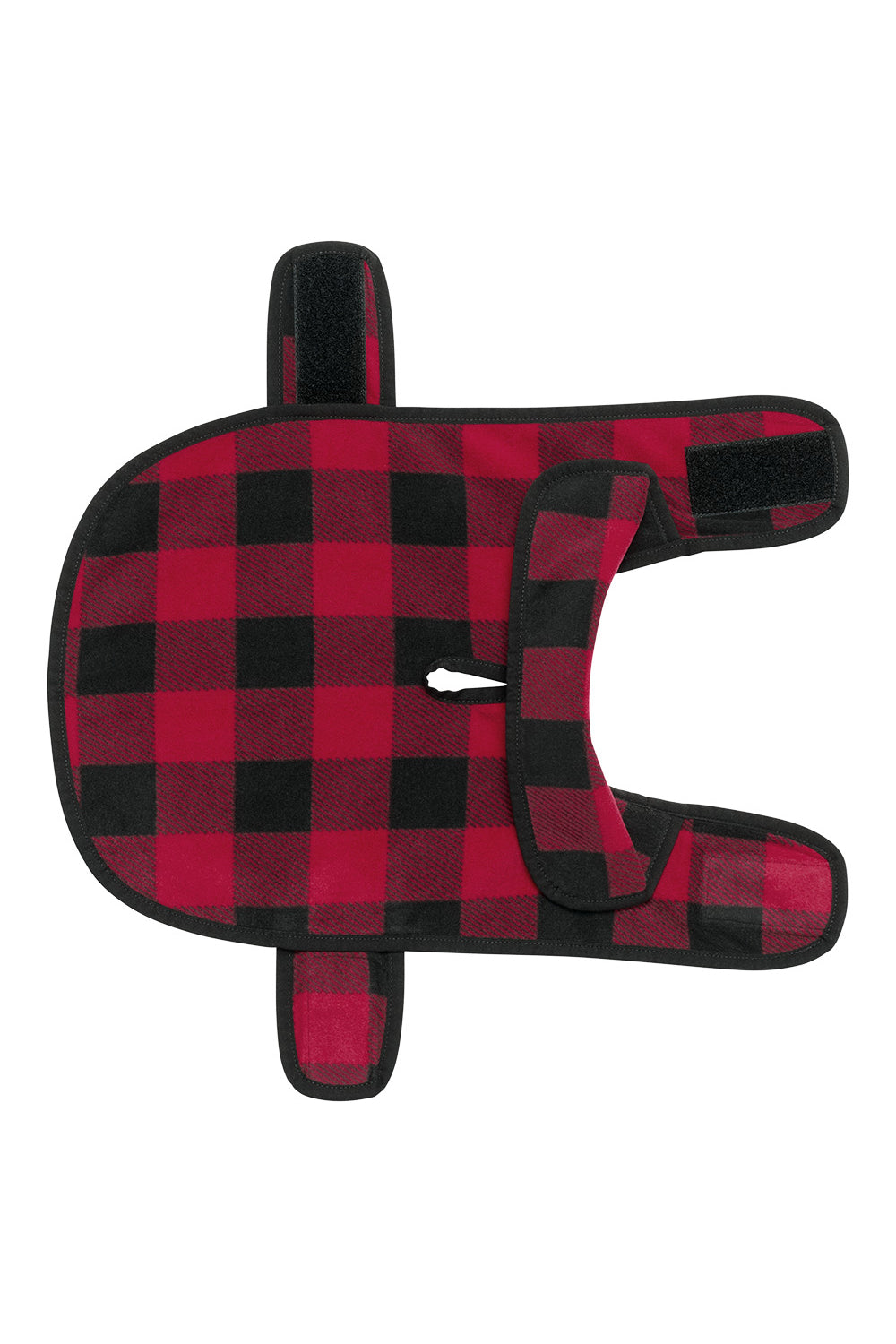 Red and black checkered dog toy shaped like a paw on a white background Port Authority® Pet Fleece Jacket, Embroidered