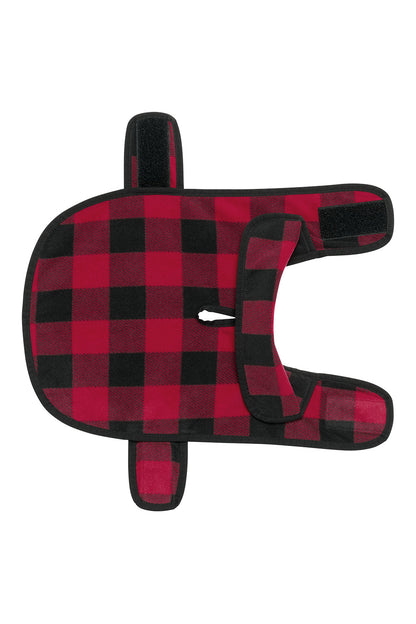 Red and black checkered dog toy shaped like a paw on a white background Port Authority® Pet Fleece Jacket, Embroidered