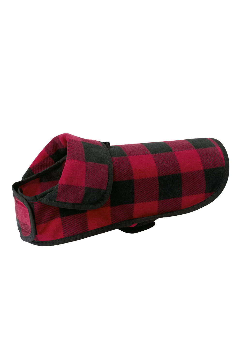 Red and black checkered pet coat on a white background Port Authority® Pet Fleece Jacket, Embroidered