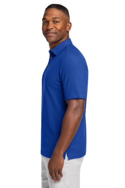 Man wearing a blue polo shirt on a white background Tommy Bahama® 5 O’Clock Polo, Embroidered