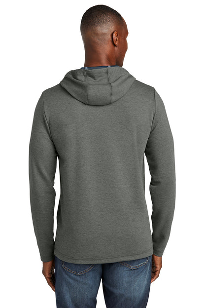 Person wearing a gray hoodie from behind on a white background TravisMathew Coveside Hoodie, Embroidered