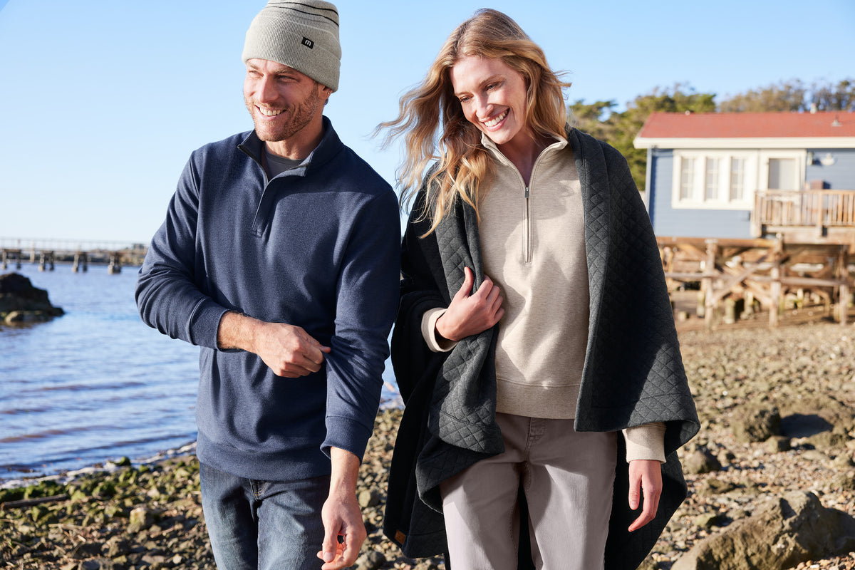 TravisMathew Ocean Villa 1/4-Zip, Embroidered