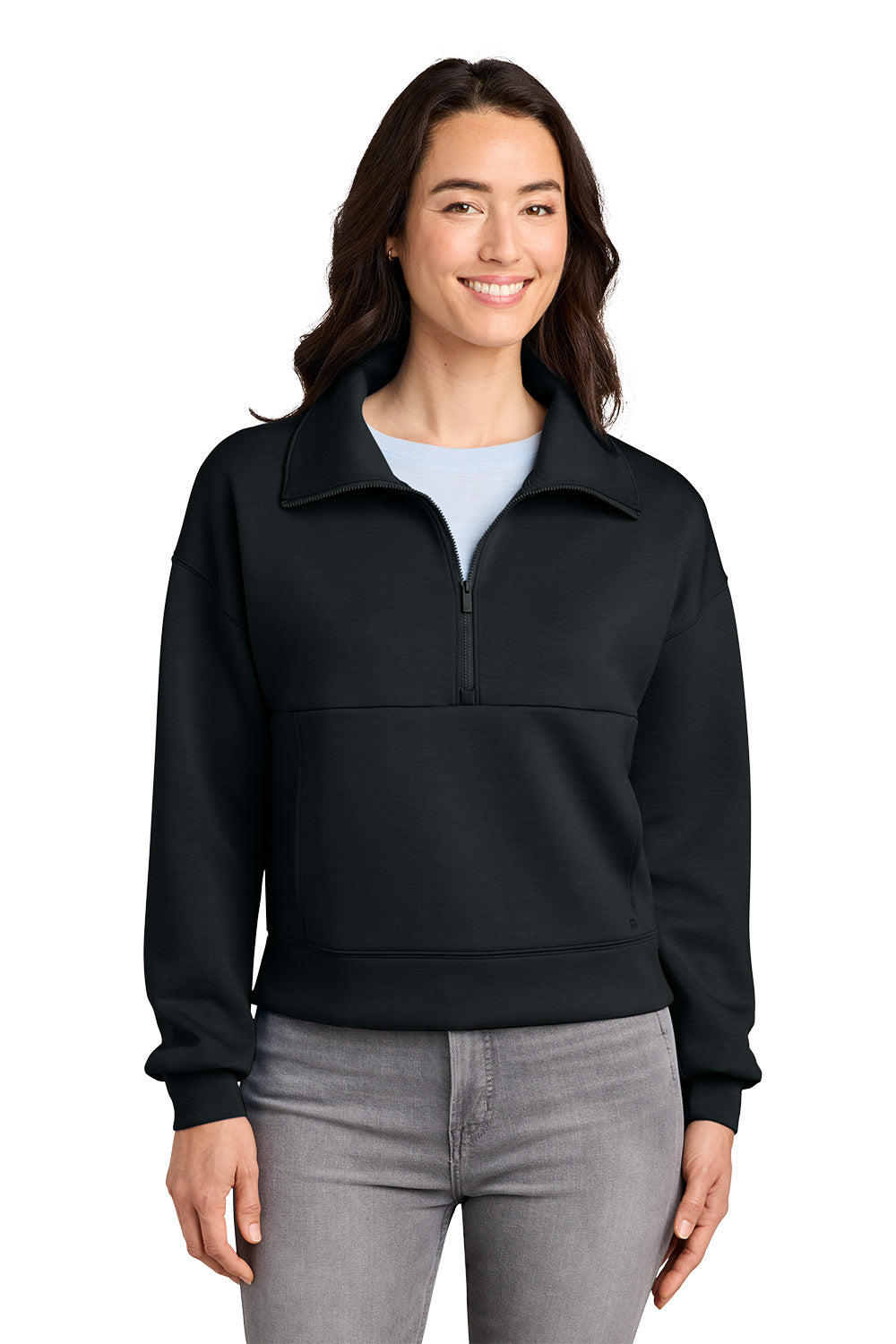TravisMathew Women’s Momentum Shift 1/2-Zip, Embroidered