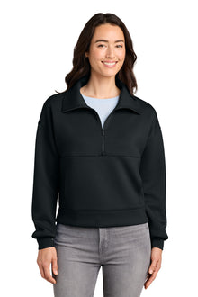 TravisMathew Women’s Momentum Shift 1/2-Zip, Embroidered